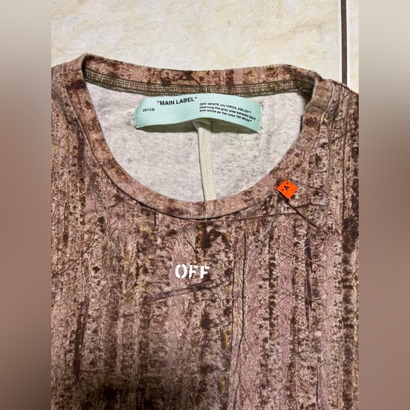 OFF White Real Camo Diagonals Tee | Size M FITS A XL Virgil Arrows - Picture 8 of 12